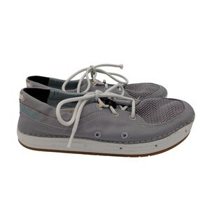 Astral Porter Womens Water Shoes Gray Canvas Mesh Boat Shoes‎ Size 6 V182